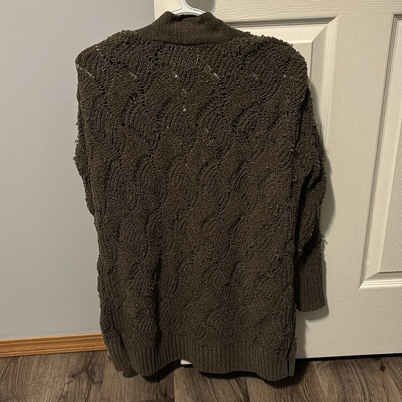 Pink Rose Knitted Cardigan Womens Size Medium - Picture 2 of 6